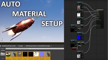 Unreal Engine Auto Material Setup - also works with Substance Painter