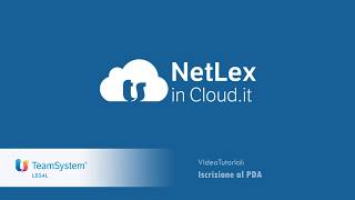 Netlex In Cloud Registrazione Pda