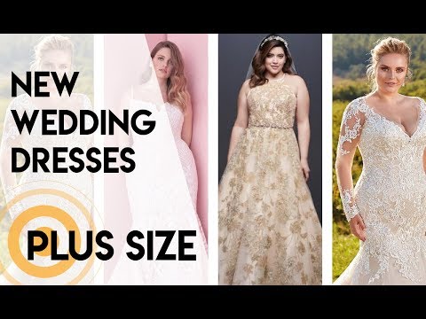 plus size black and white wedding dresses