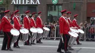 День города. Парад военных оркестров на Тверской. Москва. (07.09.13)