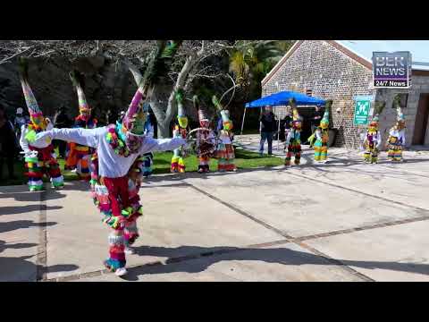 Gombeys at the National Museum of Bermuda Community Day, February 25 2024
