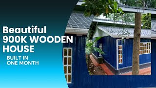 He BUILT his Dream home using GYPSUM and WOOD in just ONE MONTH