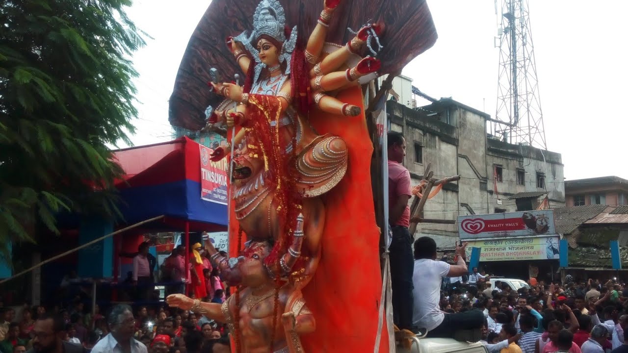 Tinsukia  Durga Bisorjon Ceremony 2018 from Tinsukia