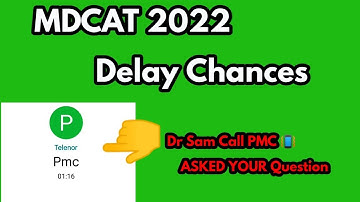 Calling PMC official about MDCAT Delay||Lets talk PMC official about mdcat delay||PMC MDCAT 2022