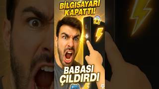 Oyun Oynarken Bi̇lgi̇sayari Kapatti Babasi Çildirdi