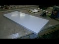 Corian top solid surface edge gluing