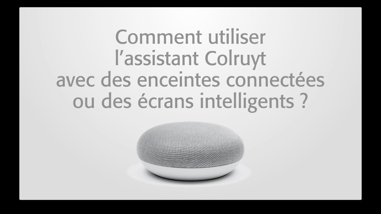 Enceinte connectée Google Home assistant virtuel vocal