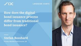 How does the digital bond issuance process differ from traditional bond issuance