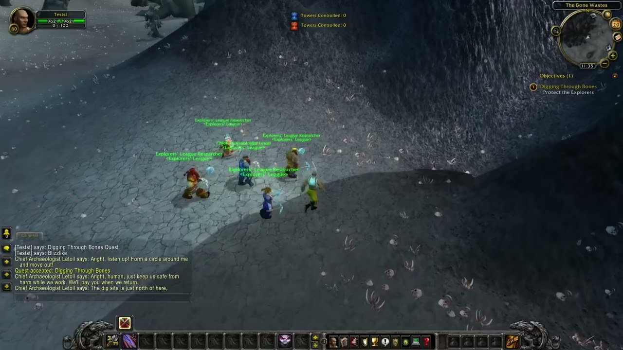 [Quest ♦ Blizzlike] Digging Through Bones ♦ World of Warcraft