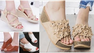 SHOESZONE WEDGES HEELED SANDALS 2020 || BEAUTIFUL WEDGES STYLES HEELS NEW DESIGNS 2020 screenshot 5