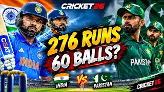Cricket 26 - Can India Chase 276 Runs in Just 60 Balls? | India Vs Pakistan screenshot 4