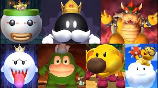 Mario Party 9 - All Boss & Bowser Jr Minigames - Peach Vs Mario Vs Luigi Vs Toad (Master Difficult)