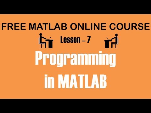 Programming in MATLAB