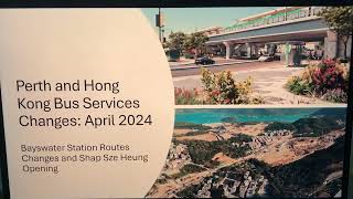 Lecture: Bayswater and Shap Sze Heung Bus Services Changes and Overview