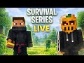 minecraft live survival series play with subscriber 🤯
