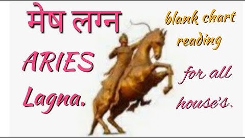 मेष  लग्न  ,ARIES lagna  .Blank chart reading.