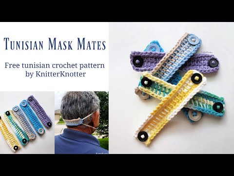 Easy Crochet EAR SAVERS for Face Masks