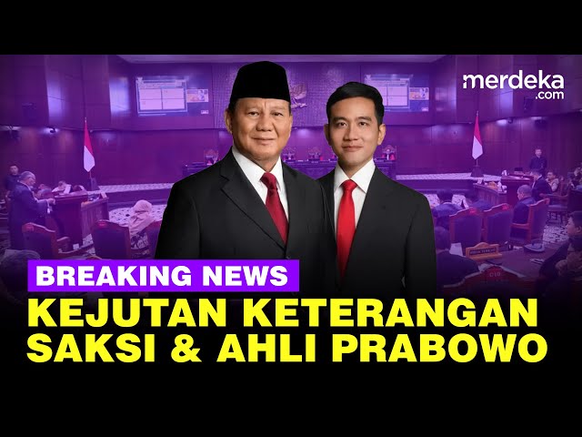 🔴 LIVE - Sidang Sengketa Pilpres 2024, Saksi u0026 Ahli Prabowo-Gibran Beri Pembuktian class=