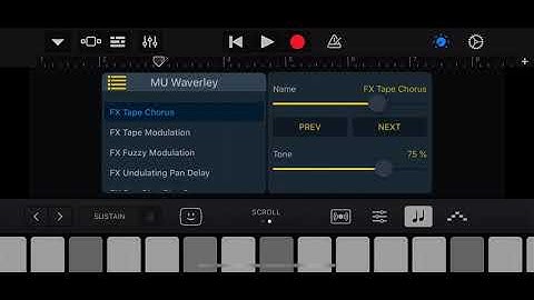 moodunits - quick demo of Waverley pad sounds on iPhone