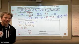 January 25 2021 - Prob Stat - Unit 1 - Lesson 6B - Modified Boxplots