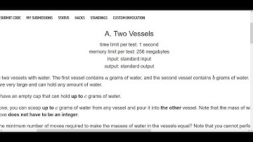 A. Two Vessels || Codeforces Round 895 (Div. 3) || Programming With Sakib ||