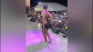 Zodwa Wabantu removes her pants and beads during live stage performance in Pretoria.