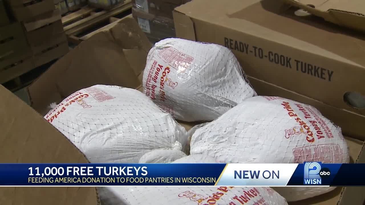 Thousands of turkeys making their way to Milwaukeearea food pantries