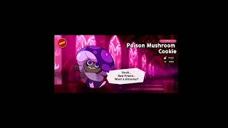 Poison Mushroom Cookie Summon Cookie Run Kingdom #cookie #crk #crkshort