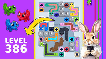 Gecko Out Level 386 Solution Walkthrough