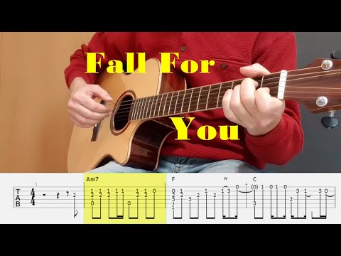 Fall For You - Secondhand Serenade - Fingerstyle Guitar Tutorial Tab