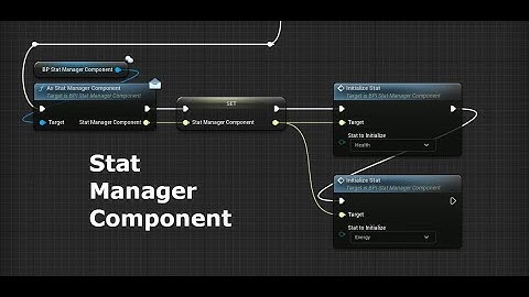 Prototyping A Data Driven, Network Replicated, Stat Manager Component in UE 5