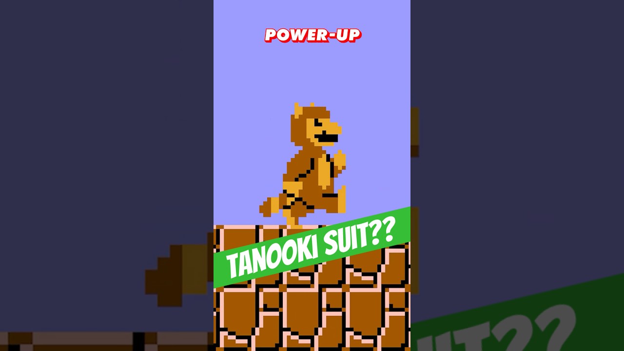 The TANOOKI SUIT in the ORIGINAL Super Mario Bros.??