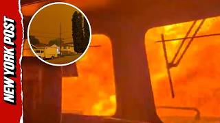 'We're Surrounded' — Inside the Train Engulfed by a Hellish Wildfire Inferno