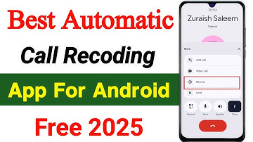 Best Call recording for Android 2025 || Best Automatic Call Recording App for Android 2025