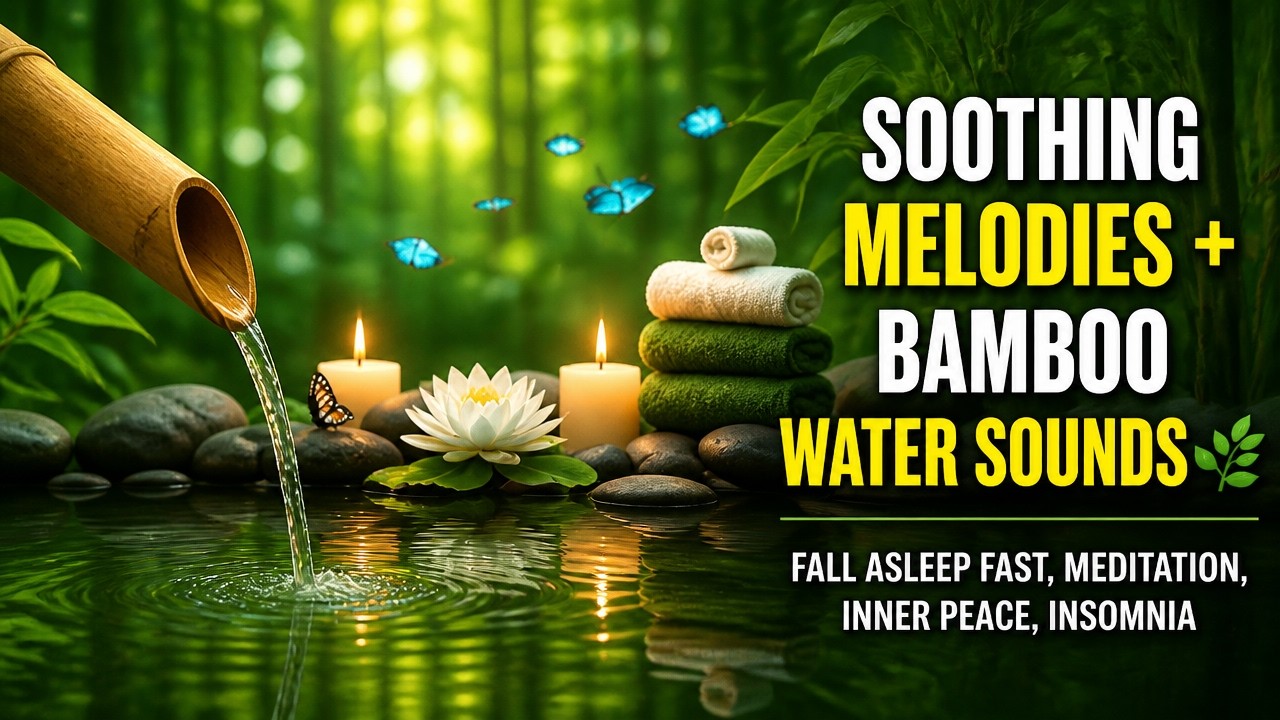 Watch Soothing Melodies + Bamboo Water Sounds 🌿 Fall Asleep Fast, Meditation, Inner Peace, Insomnia on YouTube Watch Soothing Melodies + Bamboo Water Sounds 🌿 Fall Asleep Fast, Meditation, Inner Peace, Insomnia on YouTube