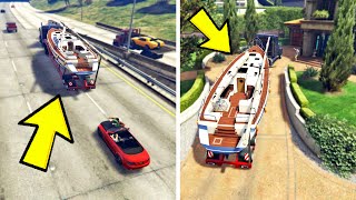 أخيرا قمت بإعادة يخث مايكل (النهاية البديلة) في لعبة جي تي أي 5 | GTA V Michael's Yacht