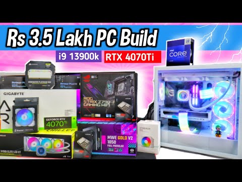 My Dream PC Build Worth Rs 3.5 Lakh for Gaming & Editing🤑 | i9-13900k | RTX 4070Ti | PC Build 2023🔥