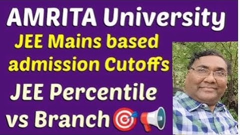 Amrita University jee mains cutoff|AEEE csap|AEEE cut off 2025|AEEE Jee percentile vs branch|vs rank