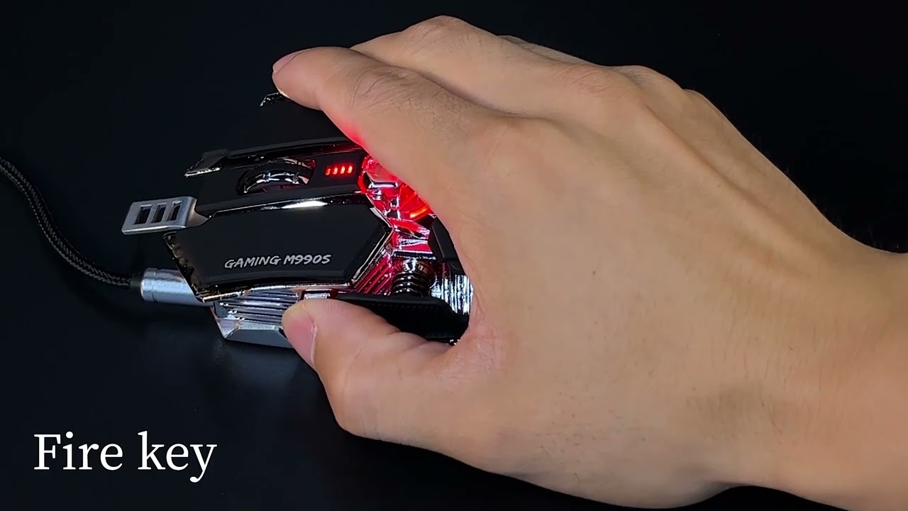 MeeTion RGB Programmable Gaming Mouse M990S - YouTube