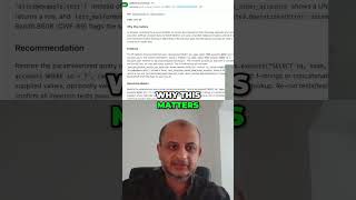 AI Secures GitHub Code: Find & Fix SQL Injection FAST! #shorts