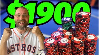 Huge Win! We Run Hot And Make $1,900! Poker Vlog #9