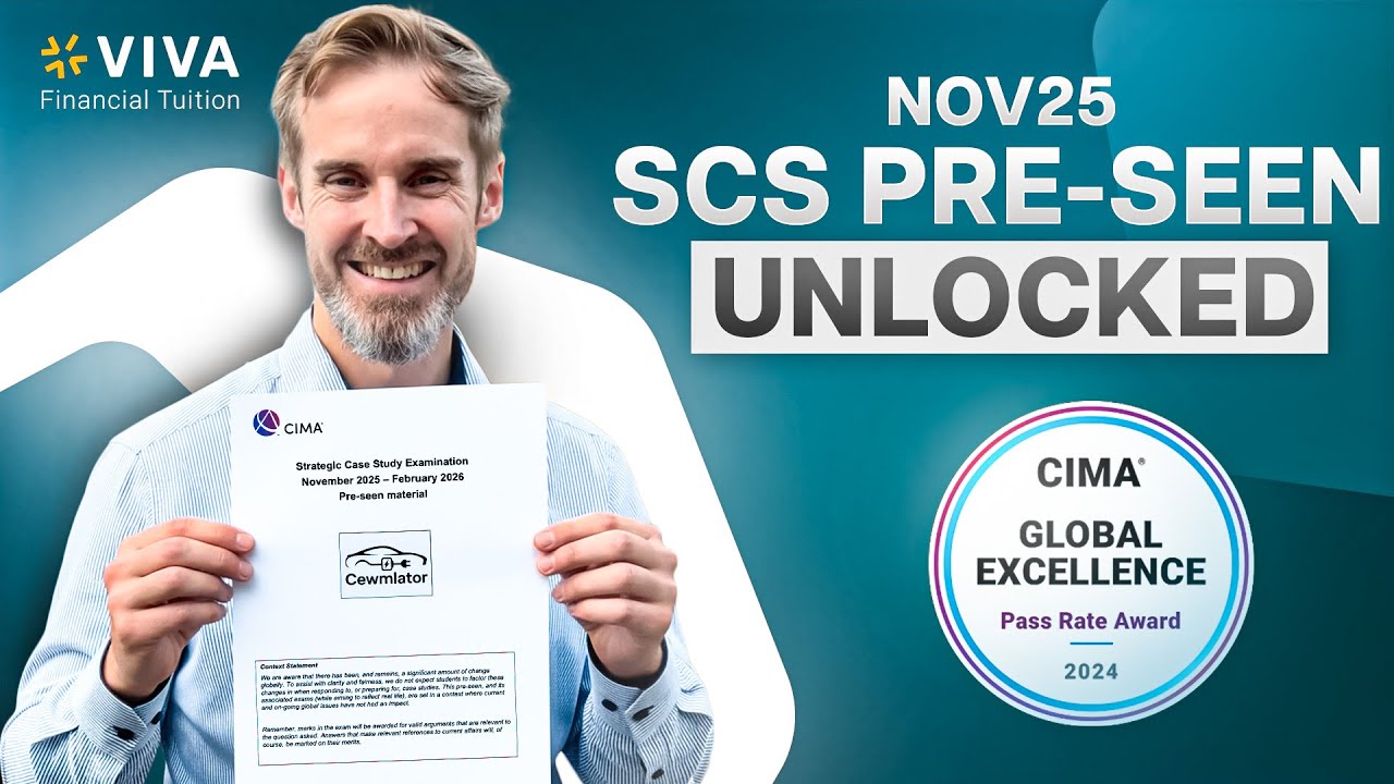 CIMA SCS Nov25/Feb26 Pre-seen Analysis (Cewmlator) - YouTube
