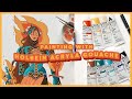 Cozy painting session 🔥 Holbein Acryla Gouache 🔥 by Sibylline thumbnail