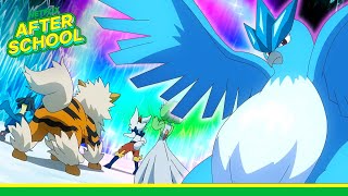 Battling Articuno in a Freezing Raid! ❄ | Pokémon Ultimate Journeys | Netflix After School