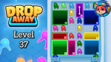 Drop Away Level 37 – Puzzle Game Walkthrough & Solutions | Mobile Gameplay 