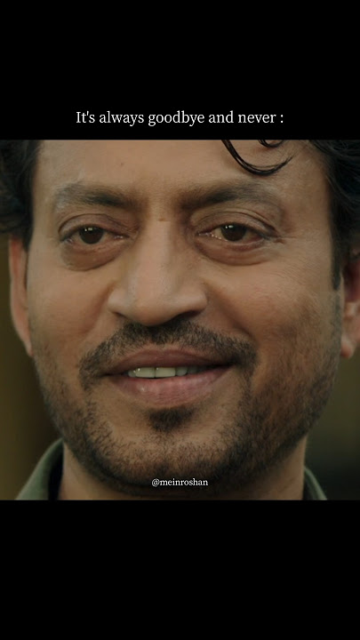 Irrfan Khan dropped one of the most iconic lines in bollywood cinema! ✨🫠 #shorts