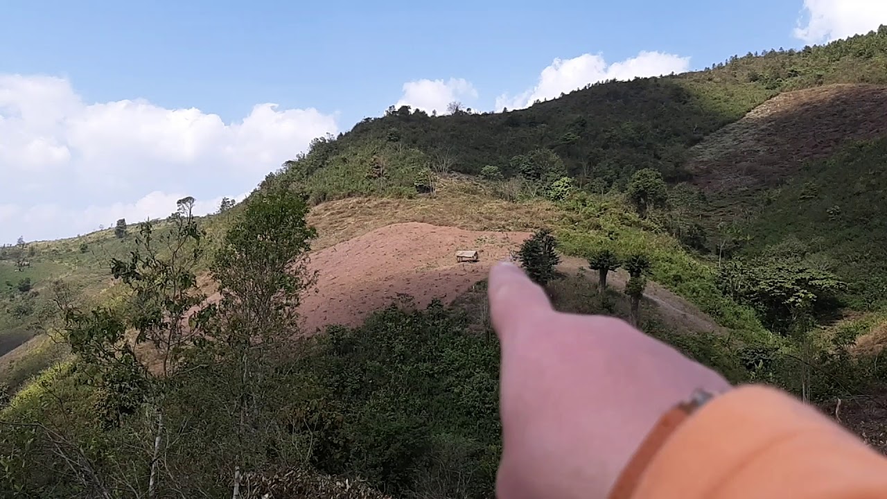 Awesome cool pretty panorama high mountains Lao,очень красивая зрелищная  панорама гор  Лаос Пхукун