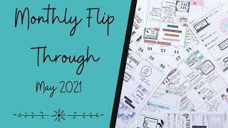 May 2021 Flip Through // Mini and Classic Happy Planner