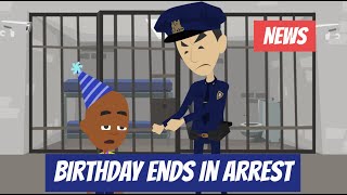 LITTLE BILL MISBEHAVES ON HIS BIRTHDAY/ARRESTED/APPEARS ON THE NEWS
