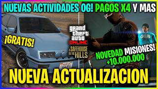 NUEVA ACTUALZACION en GTA ONLINE! NUEVAS MISIONES *Old School Hits* y PAGOS AL X4 + COCHES GRATIS!